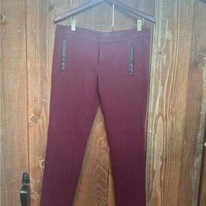 Women’s Burgundy Pants